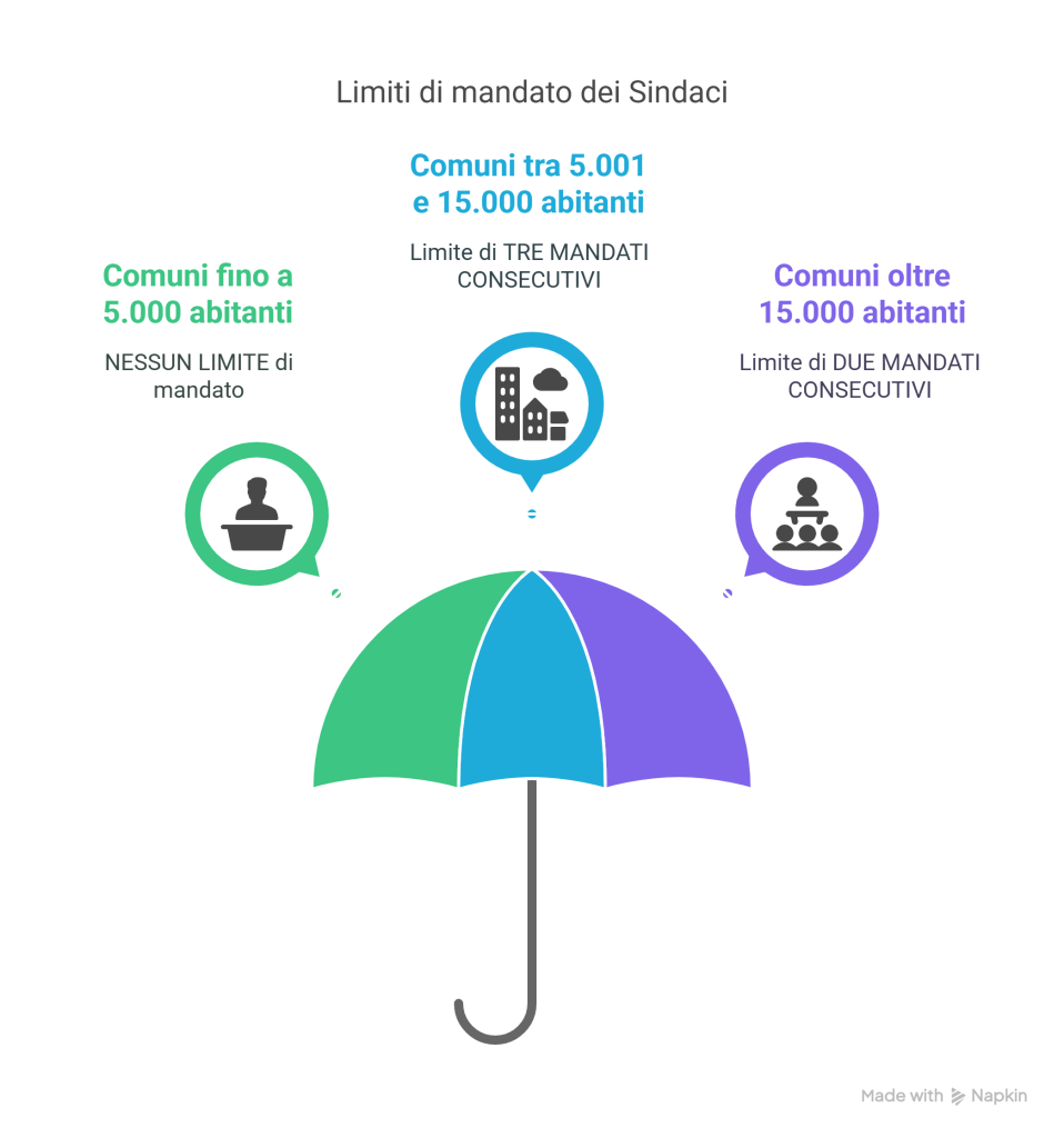Durata dei mandati per i Sindaci nei Comuni visual selection 1