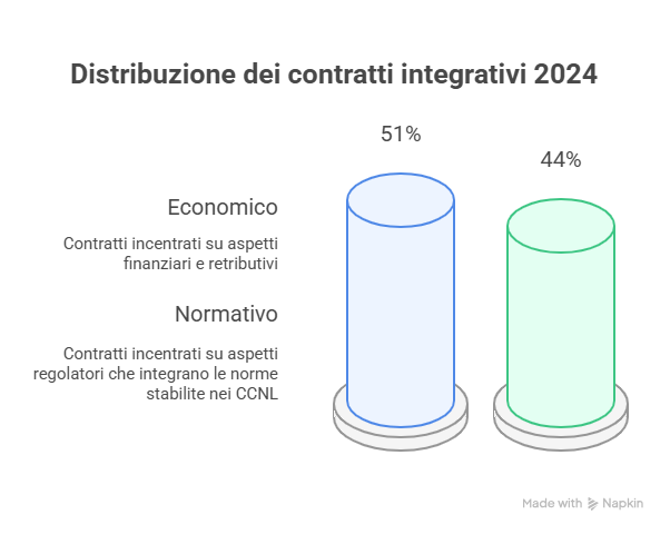 Aumento dei contratti integrativi visual selection 2