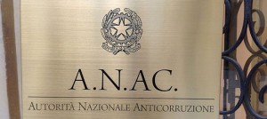 monitoraggio conoscitivo ANAC
